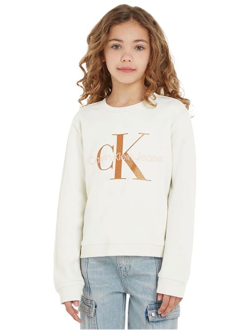 CALVIN KLEIN Crewneck Sweatshirt with Logo CALVIN KLEIN | CKIG0IG02207YBI